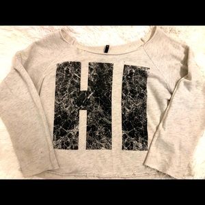 Women’s Off The Shoulder Crop Top Size Large